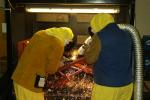 Mechanics train with plasma arc cutting equipment at the Paducah Site | Courtesy of Paducah Gaseous Diffusion Plant