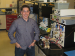 Brian Larsen is developing the next generation of fuel cell catalysts thanks to the Energy Efficiency and Renewable Energy Postdoctoral Research Awards. | Photo courtesy of Dr. Guido Bender, NREL.