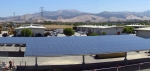A portion of the new 141 kilowatt solar photovoltaic energy system at Monterey County’s Laurel Yard Complex in Salinas, California. The system is expected to save the county thousands of dollars a year in energy costs. <a href="http://energy.gov/sites/prod/files/monterey-california-solar-array-panorama.jpg">Click here</a> to see a panoramic view of the entire solar array. | Photo courtesy of Santa Cruz Westside Electric, DBA Sandbar.