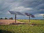 Solar panels at Terry Sandstrom's home in Wheatland, Wyo. | Photo courtesy of Terry Sandstrom