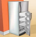 ENERGY STAR<sup>®</sup> Refrigerators Are Cool! ENERGY STAR-qualified refrigerators use 15% less energy than non-qualified models. Models with top-mounted freezers use 10%-25% less energy than side-by-side or bottom-mount units. ENERGY STAR<sup>®</sup> Refrigerators Are Cool! ENERGY STAR-qualified refrigerators use 15% less energy than non-qualified models. Models with top-mounted freezers use 10%-25% less energy than side-by-side or bottom-mount units.