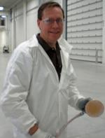 Tom Bos is one of nine employees hired at wind turbine blade manufacturer Energetx Composites from the first class of students to graduate from Grand Rapids Community College's composites technician course. | Photo courtesy Energetx