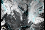 Satellite View of Sandy at Night