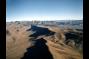 Aerial view of the crest of Yucca Mountain