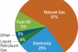 Household Heating Systems: Although several different types of fuels are available to heat our homes, more than half of us use natural gas. | Source: Buildings Energy Data Book 2010, 2.1.1 Residential Primary Energy Consumption, by Year and Fuel Type (Quadrillion Btu and Percent of Total). Household Heating Systems: Although several different types of fuels are available to heat our homes, more than half of us use natural gas. | Source: Buildings Energy Data Book 2010, 2.1.1 Residential Primary Energy Consumption, by Year and Fuel Type (Quadrillion Btu and Percent of Total).