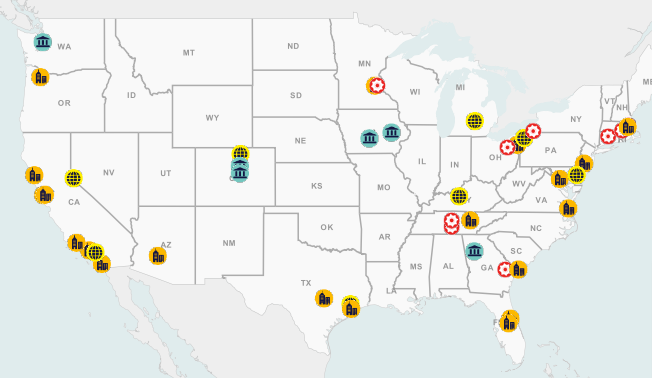 As part of the Better Buildings Challenge, partners commit to reducing energy use in their buildings by 20 percent or more by 2020 and highlighting a project that showcases their commitment to energy efficiency. Check out the map to learn more about partners' showcase projects in your state and their overall Challenge commitments. As part of the Better Buildings Challenge, partners commit to reducing energy use in their buildings by 20 percent or more by 2020 and highlighting a project that showcases their commitment to energy efficiency. Check out the map to learn more about partners' showcase projects in your state and their overall Challenge commitments.