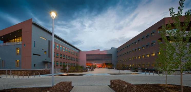 This NREL facility was named one of the nation’s top sustainable buildings in 2011. The innovative approach NREL took in designing and constructing their corporate headquarters has already led to 24 local and international awards. | Courtesy of Dennis Schroeder, NREL. 